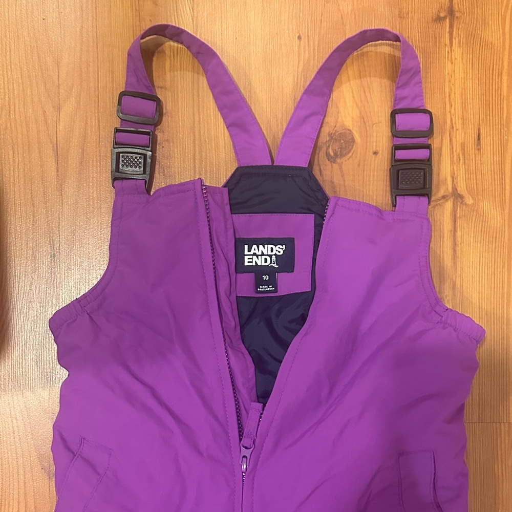 Lands' End Kids' Vest in Bold Purple